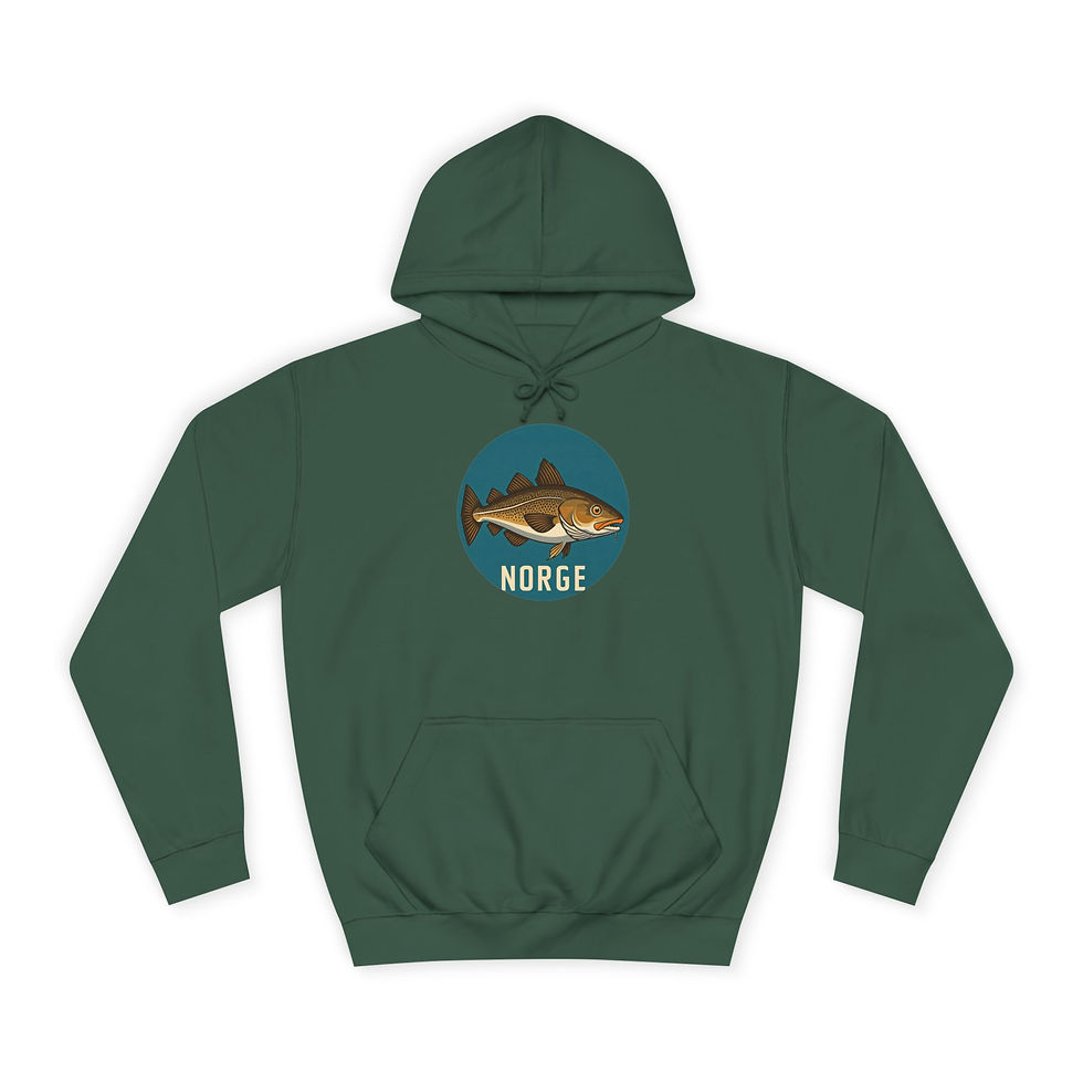 Miniaturbild: grüner Hoodie Norwegen