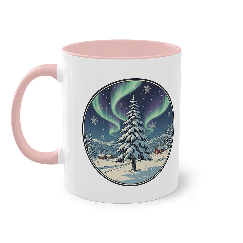 Miniaturbild: Winter Becher Tasse Tanne