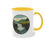 Miniaturbild: Tasse bedruckt mit einem isländischen Wasserfall und der Aufschrift "Iceland"