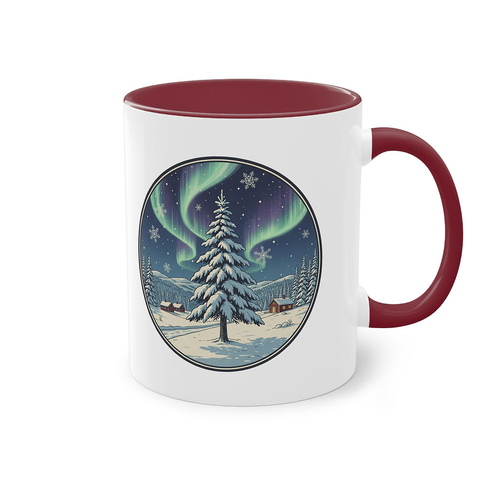 Winter Becher Tasse Tanne