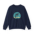 blaues Sweatshirt Wale-Delfin