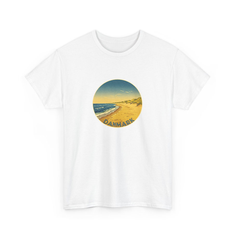 weißes T-Shirt Dänemark