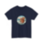 Winter T-Shirt Eichhörnchen blau