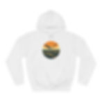 weißer Hoodie Möwe fliegend