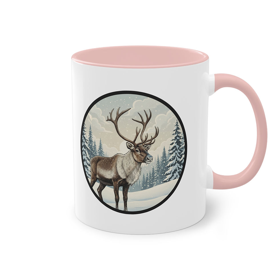 Miniaturbild: Winter Becher Tasse Rentier