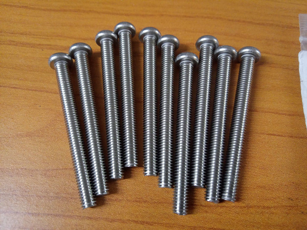 Starboard tuttle fin bolt M6 60MM - screws