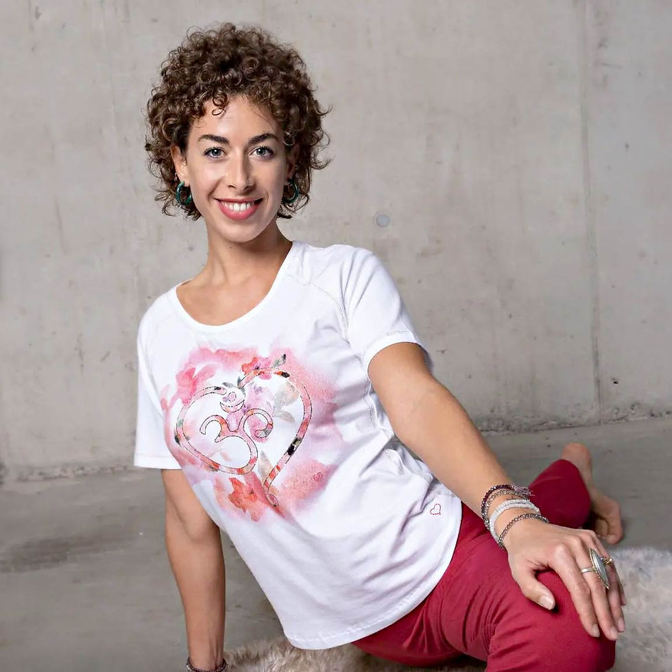 TEE SHIRT ENERGETIQUE OM FLOWERS ROS