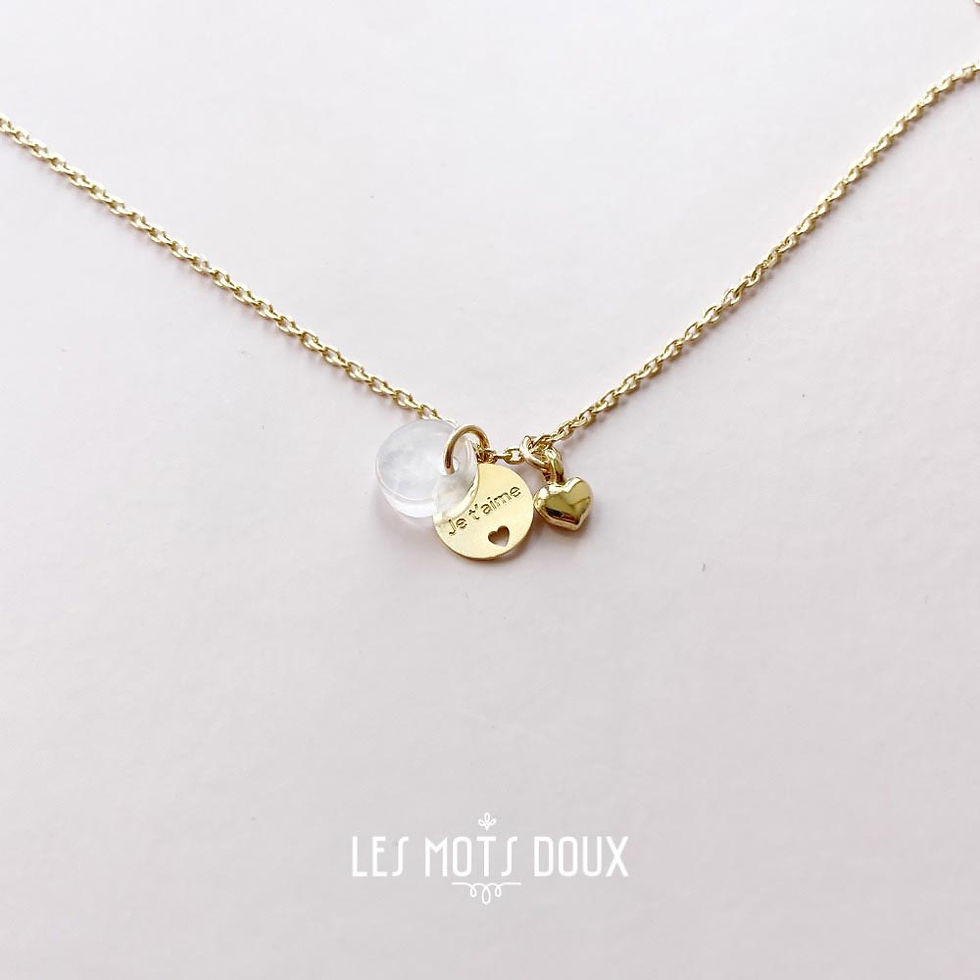 Miniature : Collier bijou secret "je t'aime"