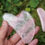 Miniature : 1 GuaSha en Cristal de Roche/Quartz Rose + Housse