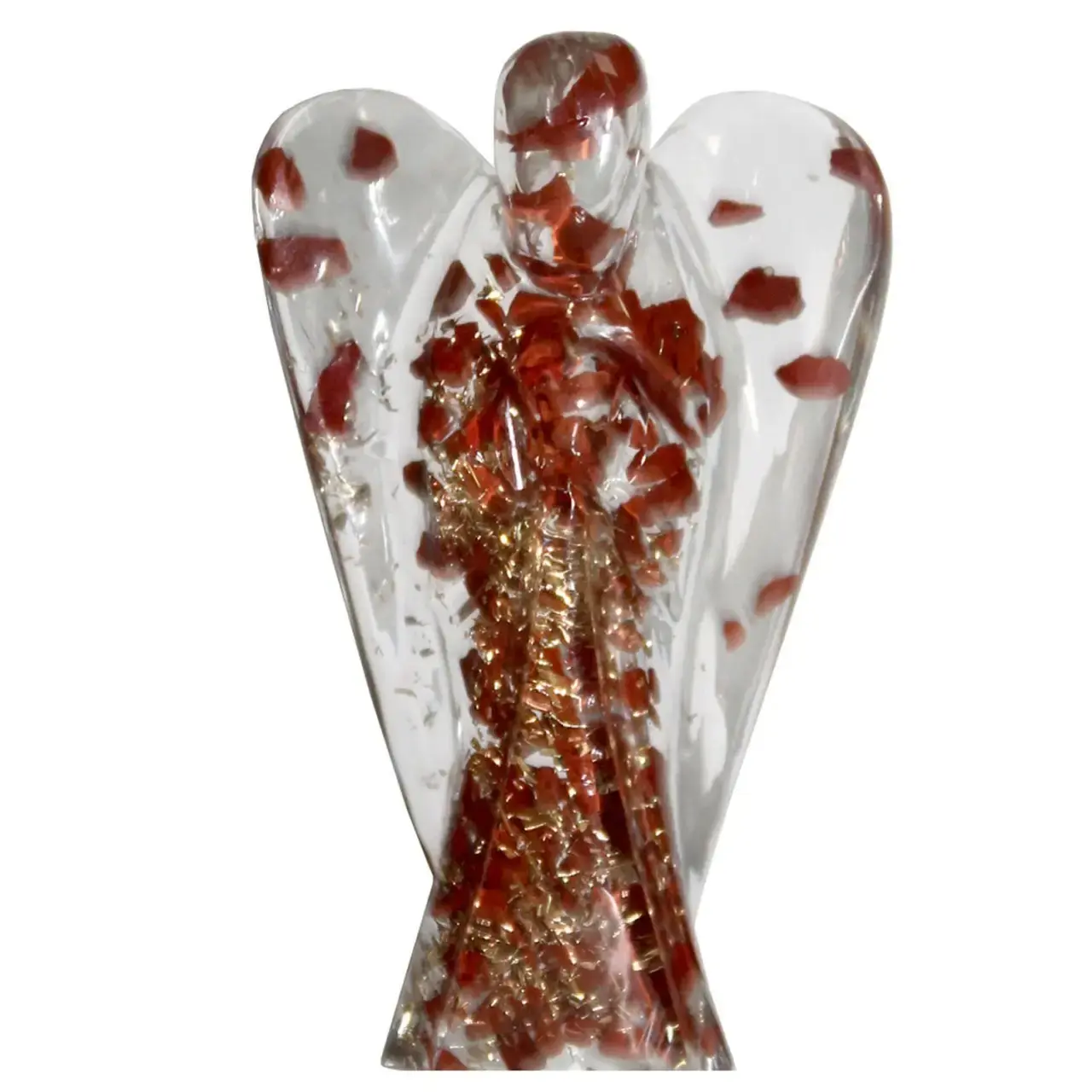 Figurines Orgone Anges-Jaspe rouge
