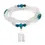 Miniature : Bracelet Mala "Guan Yin" en Pierre de Lune et Apatite Bleue