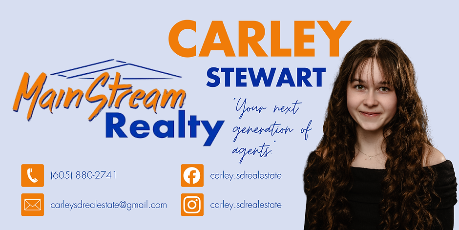 banner ad of carley stewart for mainstream realty