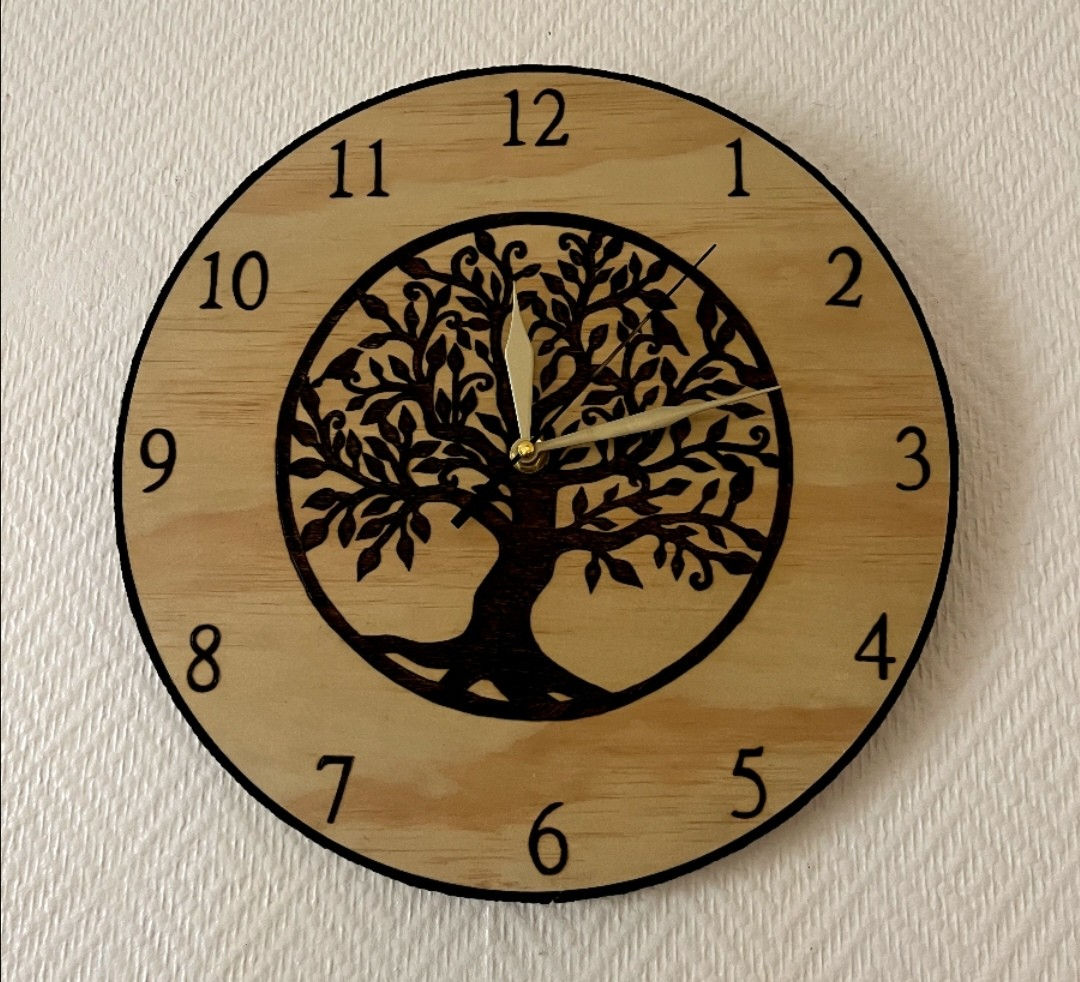 Horloge arbre de vie 30cm