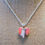 Thumbnail: Heart-Shaped Red Catbird Necklace