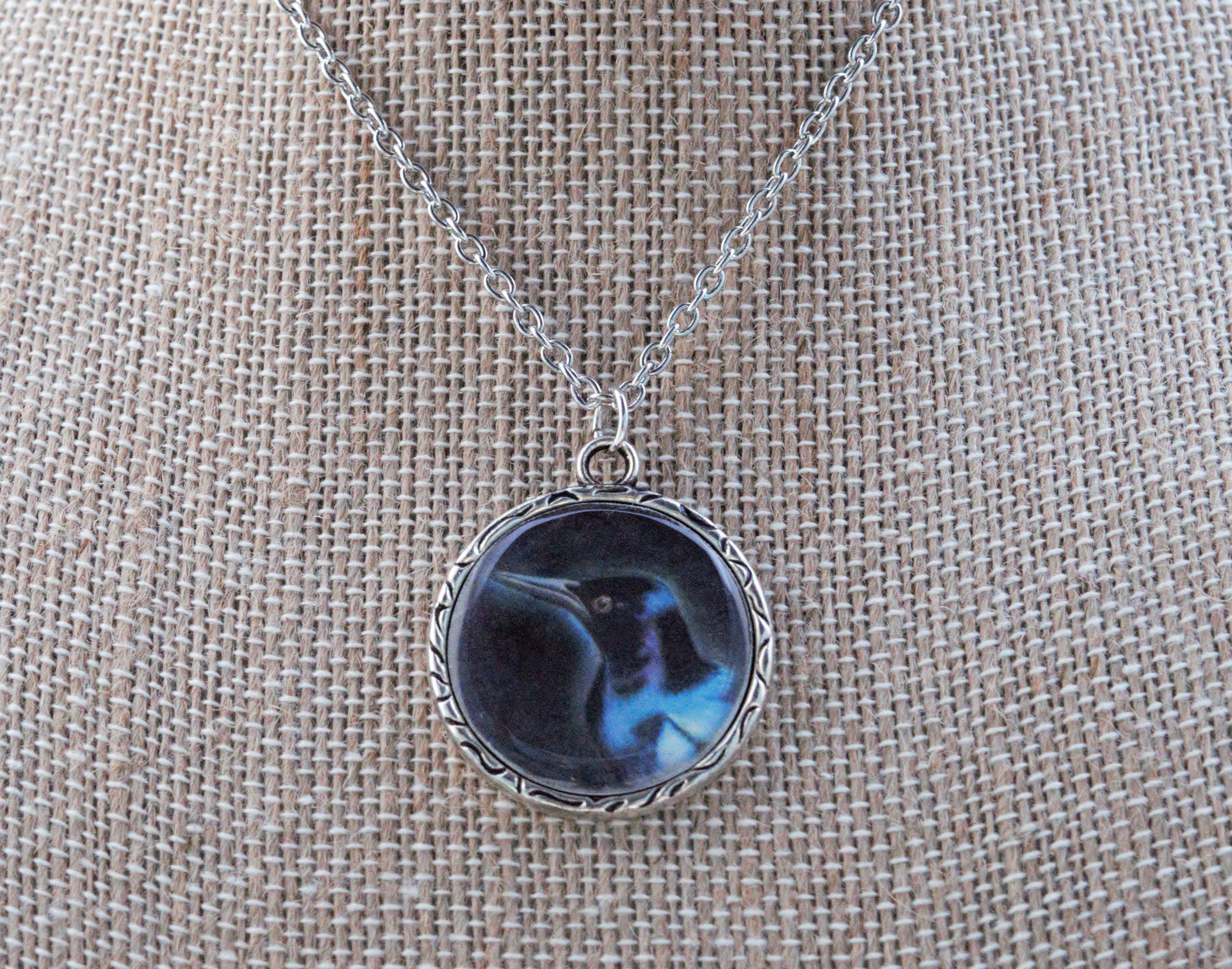 Glorious Grackle Necklace
