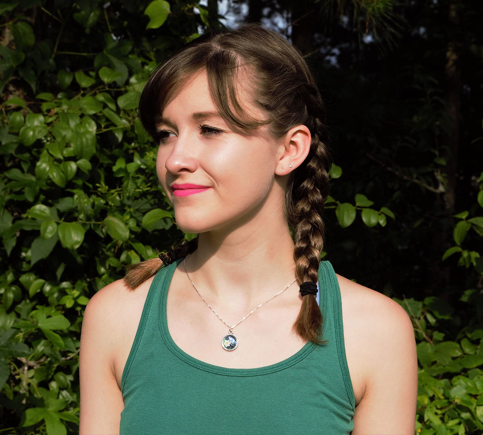 Thumbnail: Bluebird Mini Cameo Necklace