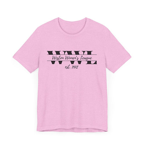WWL Unisex Jersey S/S Tee w/ Black Logo