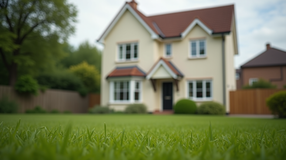 Close-up view of a family home with a well-maintained lawn in Brighton