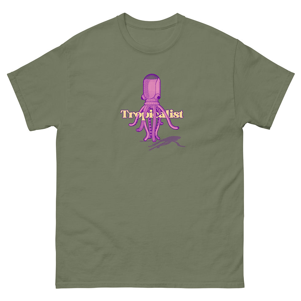 Miniature : Poulpe 3D Violet - Tropicalist