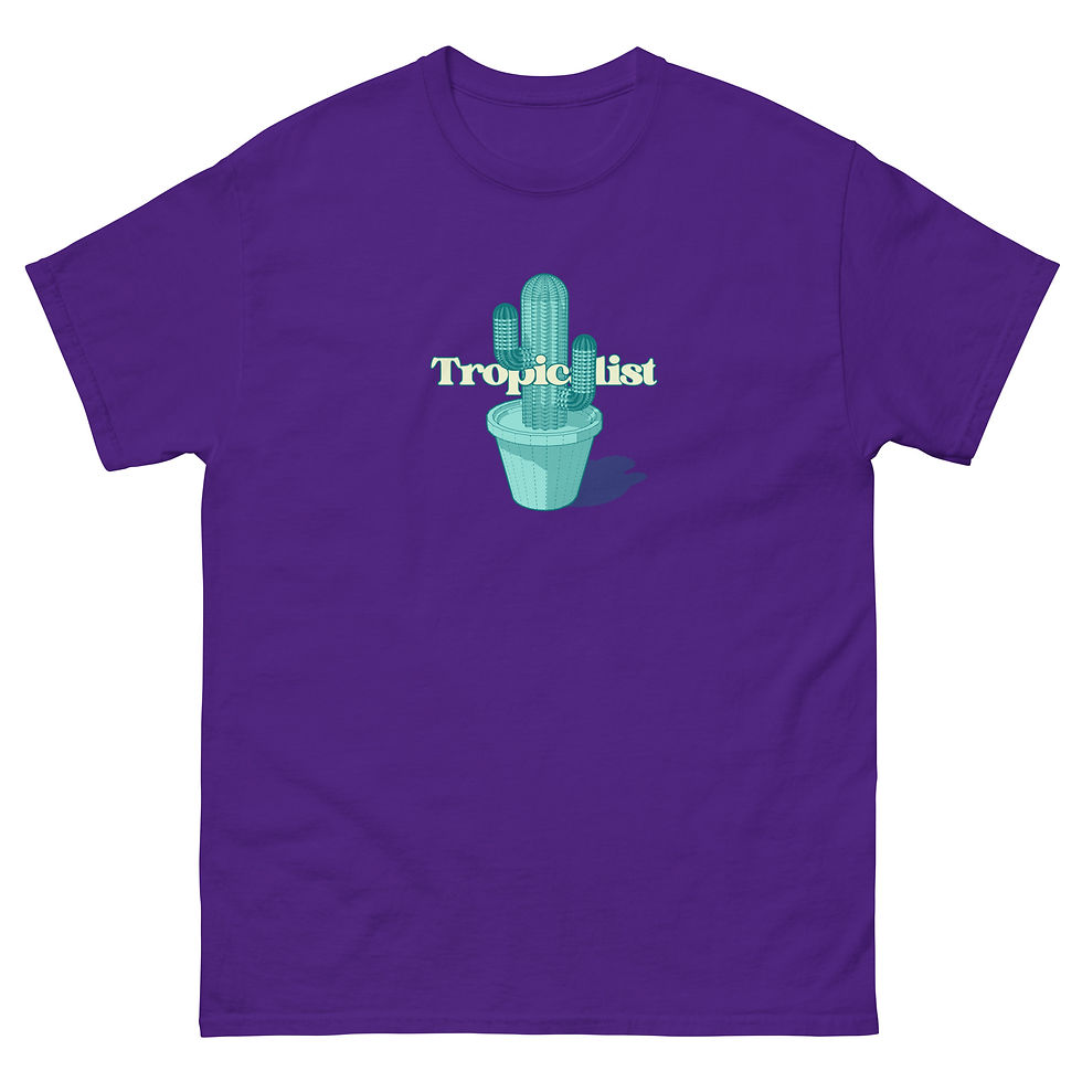 Miniature : Cactus 3D Cyan - Tropicalist