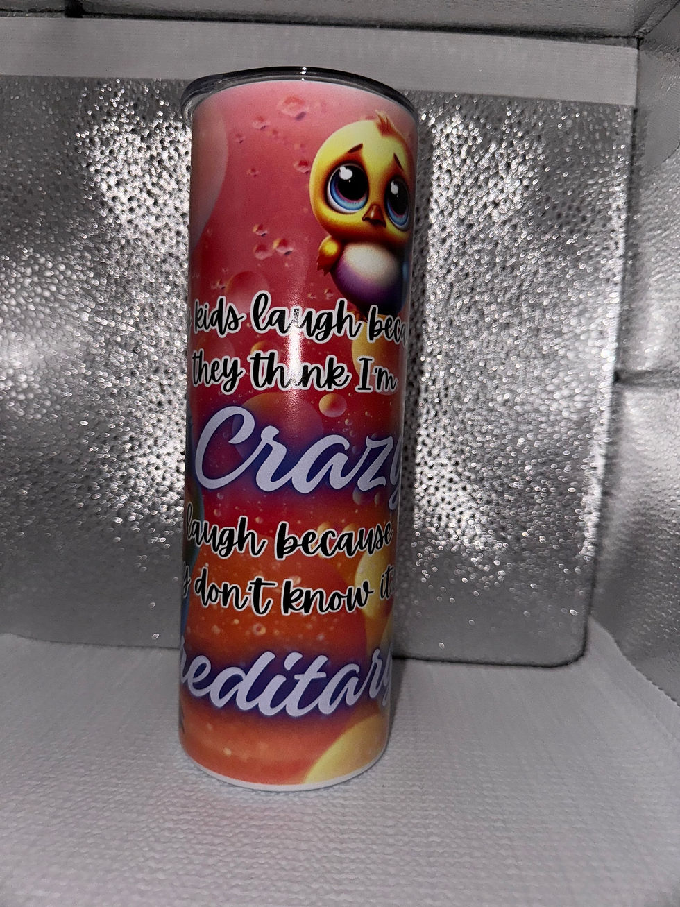 Thumbnail: My Kids think I'm Crazy Glow in the Dark Tumbler