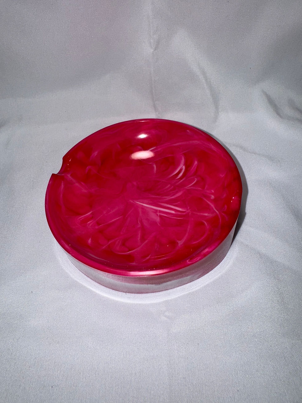 Thumbnail: Pink and White Epoxy Ashtray