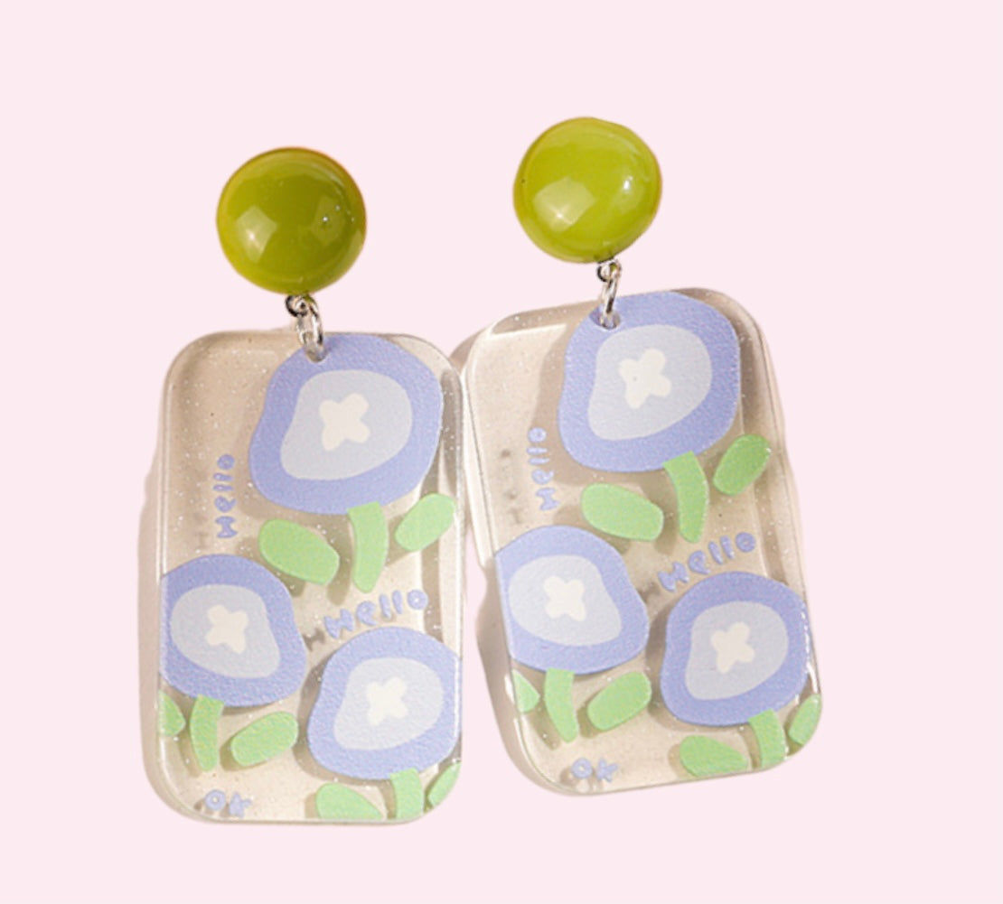 Gateway to Flower Fields Floral Earrings | Handmade Jewelry