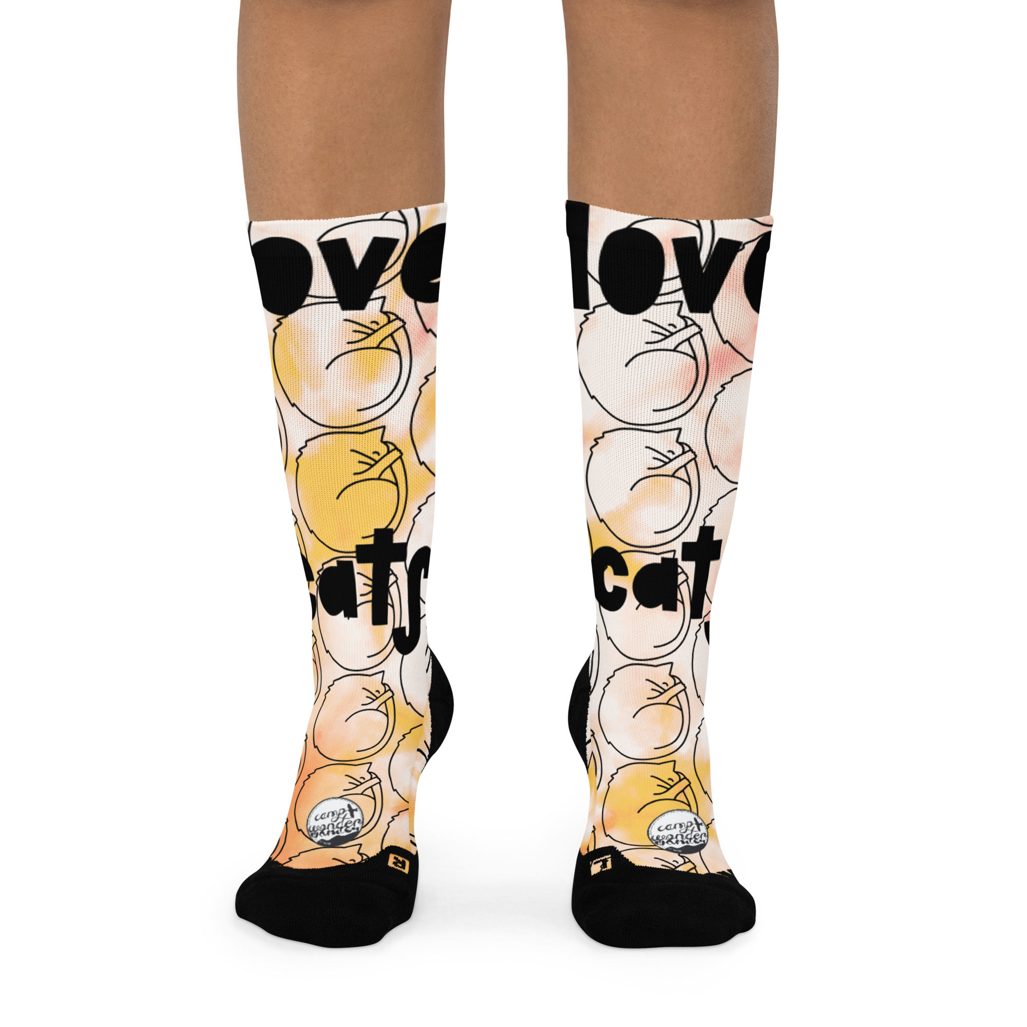 Love Cats! socks from Camp Wonder Wander
