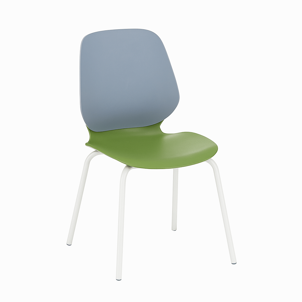 Миниатюра: Стілець для їдальні з пластиковим 3-шаровим моноблоком