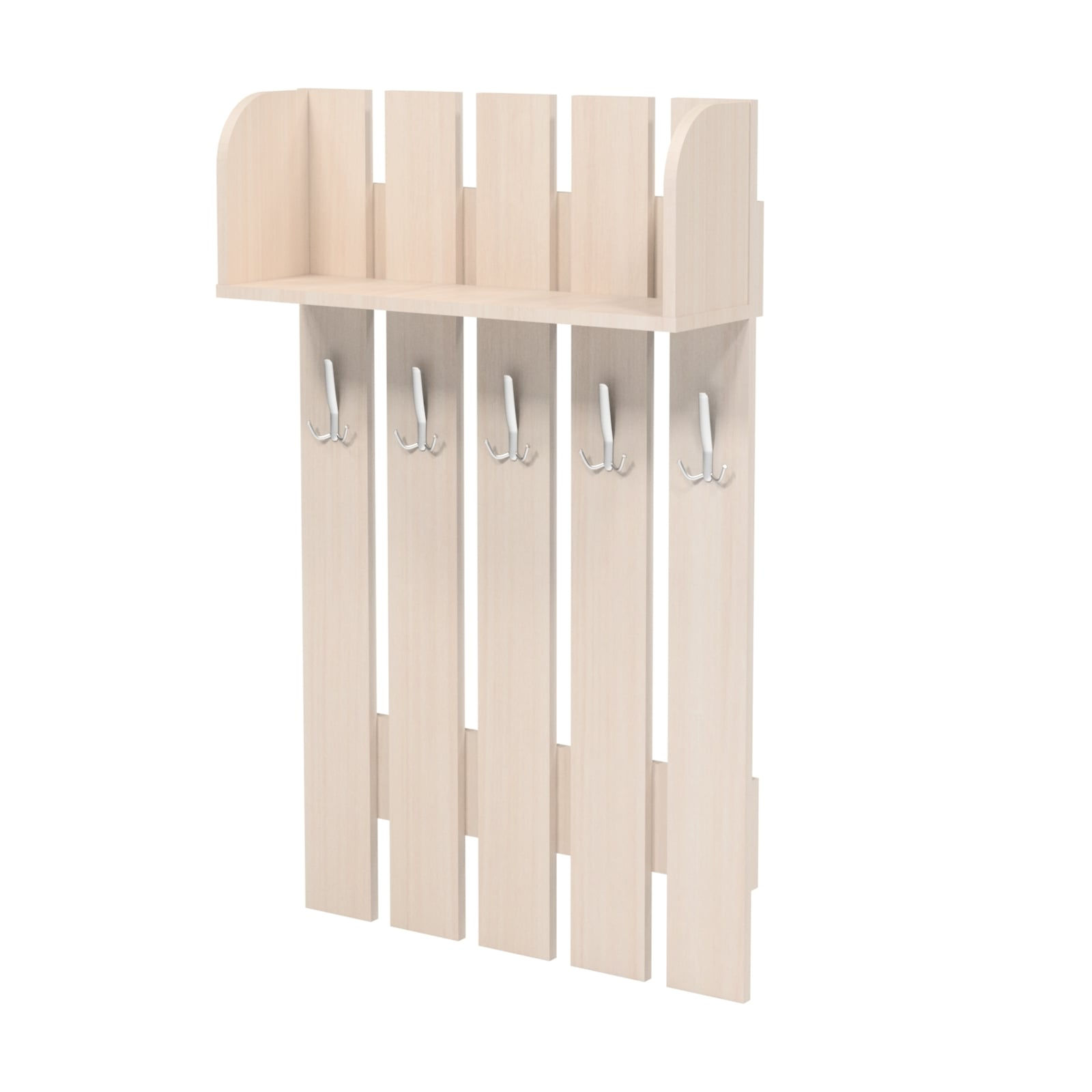 Вешалка с полочкой