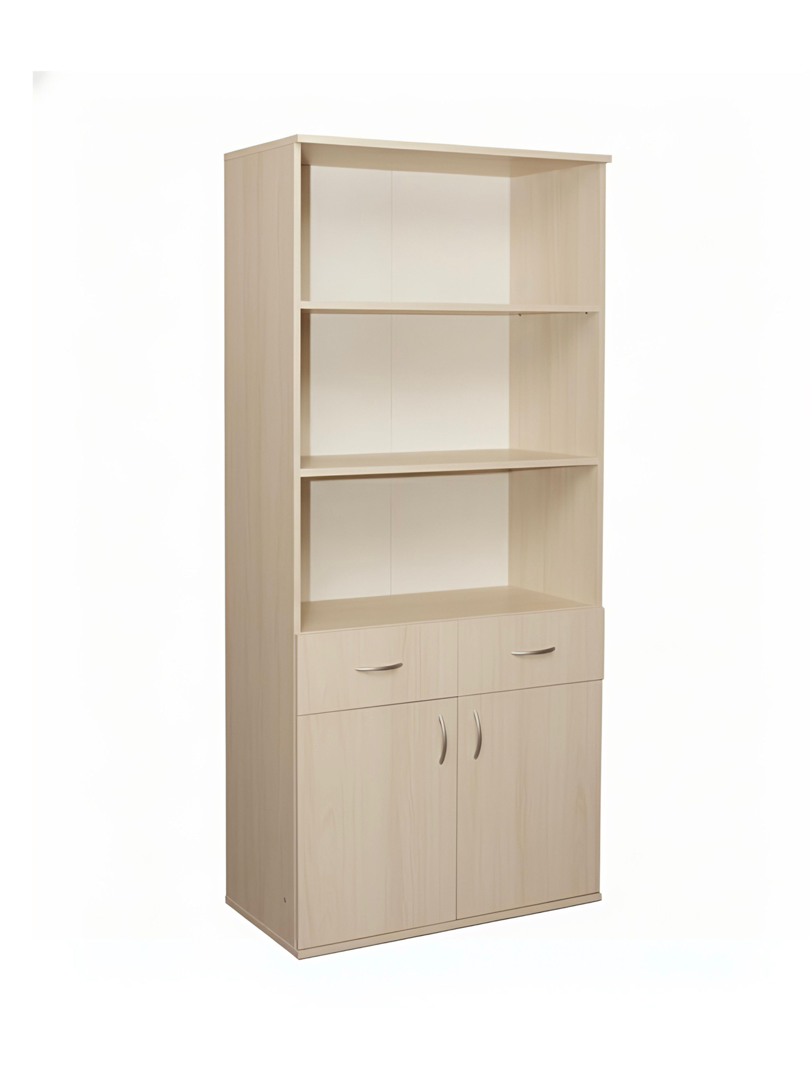 Шкаф книжный с 2-мя ящиками 2-х дверный(глубина 380 мм)