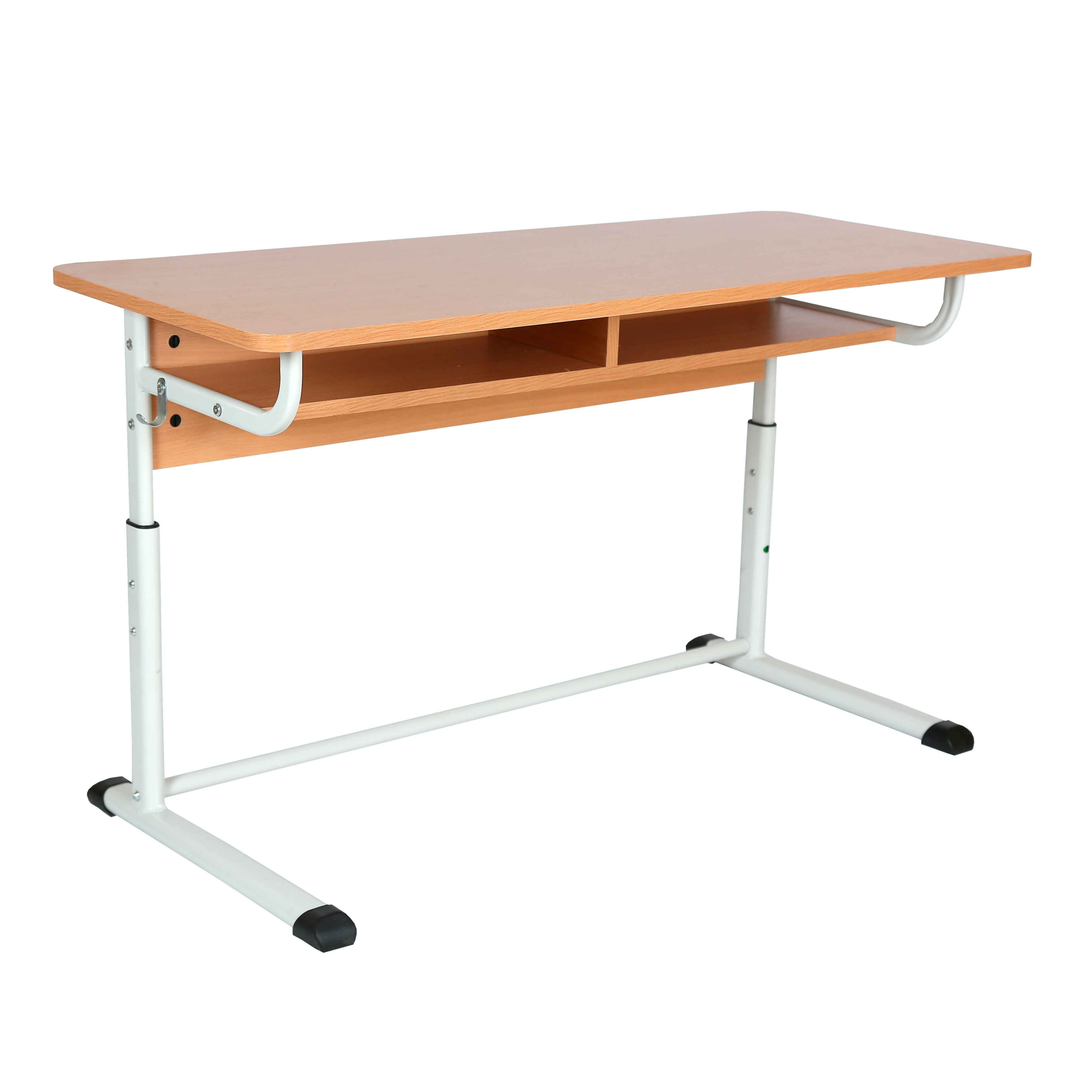 Парта школьная, стол ученический 2-местный на плоскоовальной трубе, №4-7