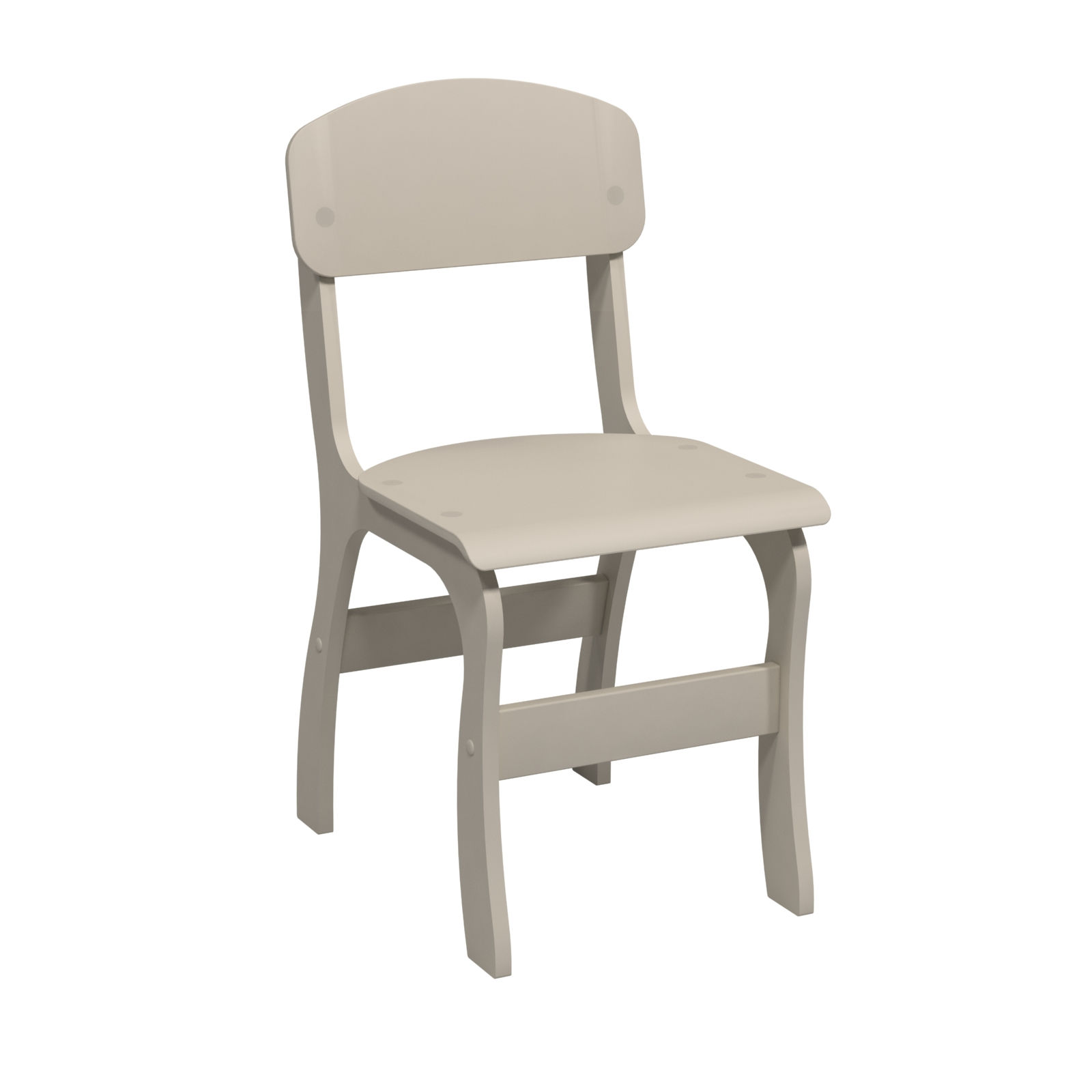 Стул детский фанерный "Фантазия", кремовый, ростовая группа №2