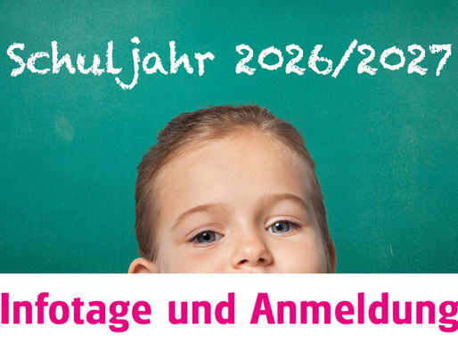 Infotage und Anmeldung