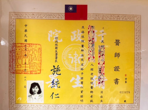 王仁水醫師證書