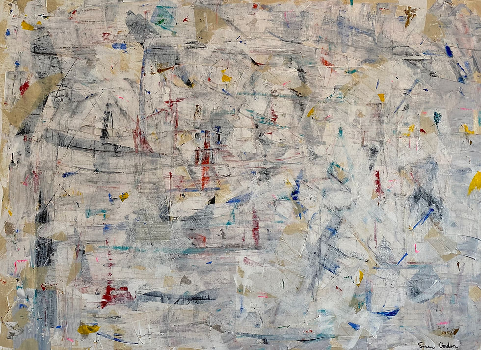 Tan Plan 30x40 acrylic on canvas