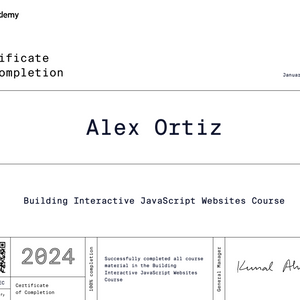 Building interactive websites with javascript