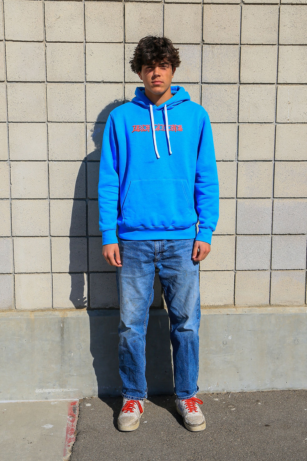 Ethan Gelman (12) outside the Elings Aquatic Center at Dos Pueblos High School. (Richard Rockenbach)