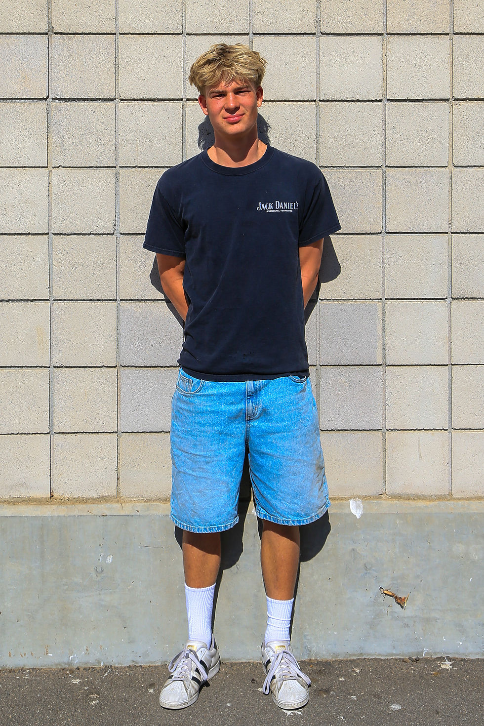 Grant Nelson (10) outside the Elings Aquatic Center at Dos Pueblos High School. (Richard Rockenbach)