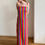 Miniatura: Silk Shantung Striped Dress