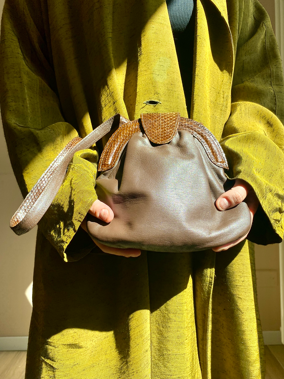 Miniatura: 80s Python + Nappa Pillow Bag 