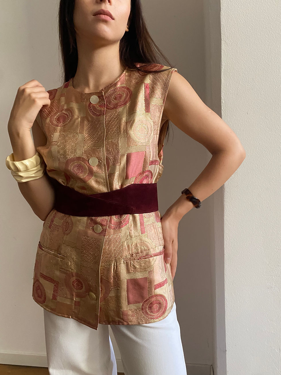 Miniatura: Carisma Valentino Lurex Vest 