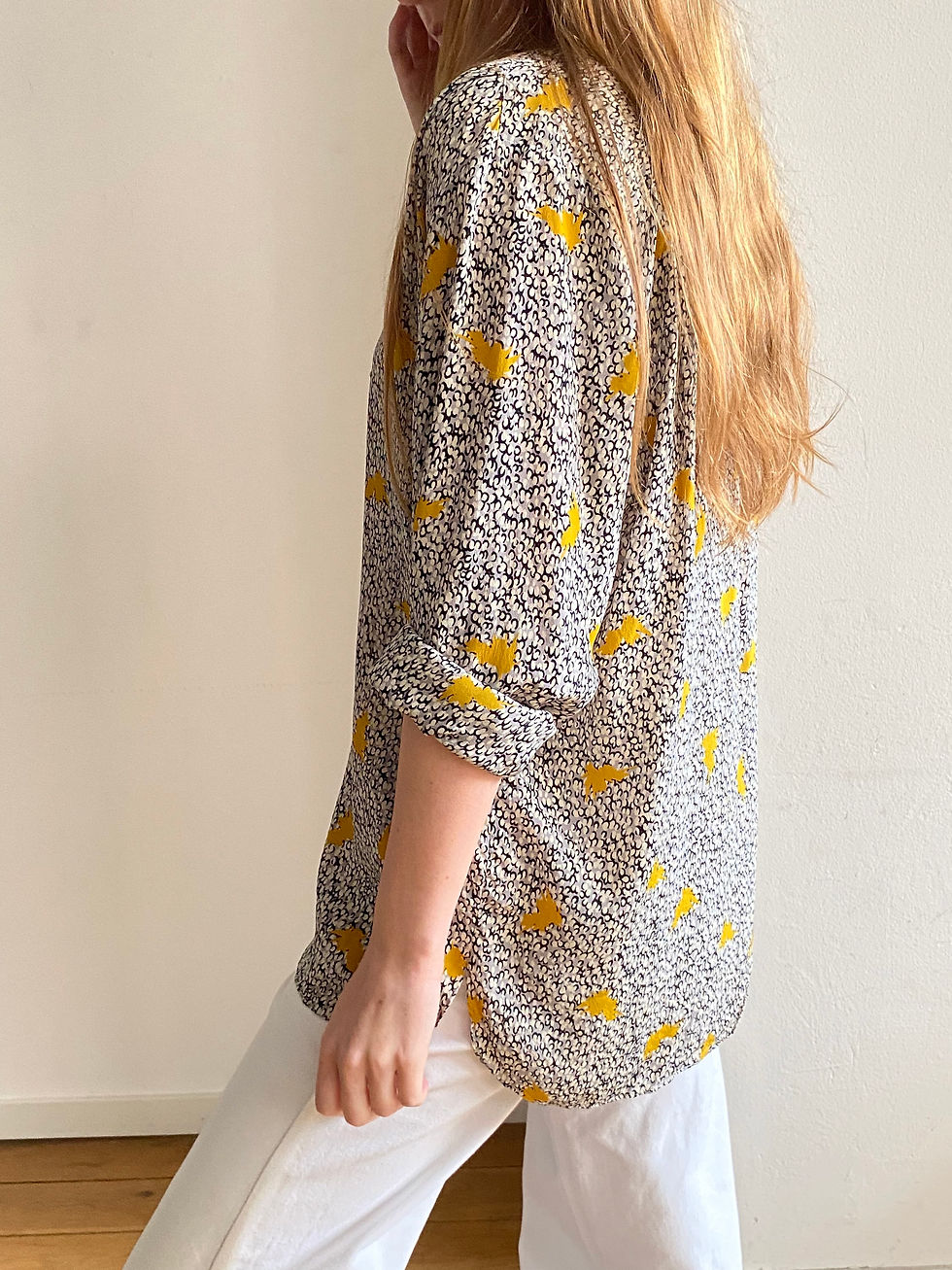 Miniatura: 80s Pure Silk Blouse 