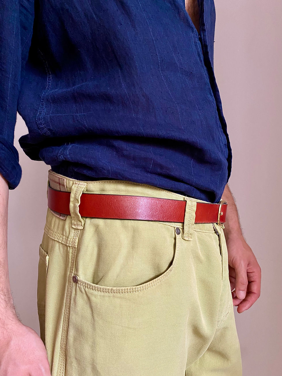 Miniatura: Terracotta Leather Belt 