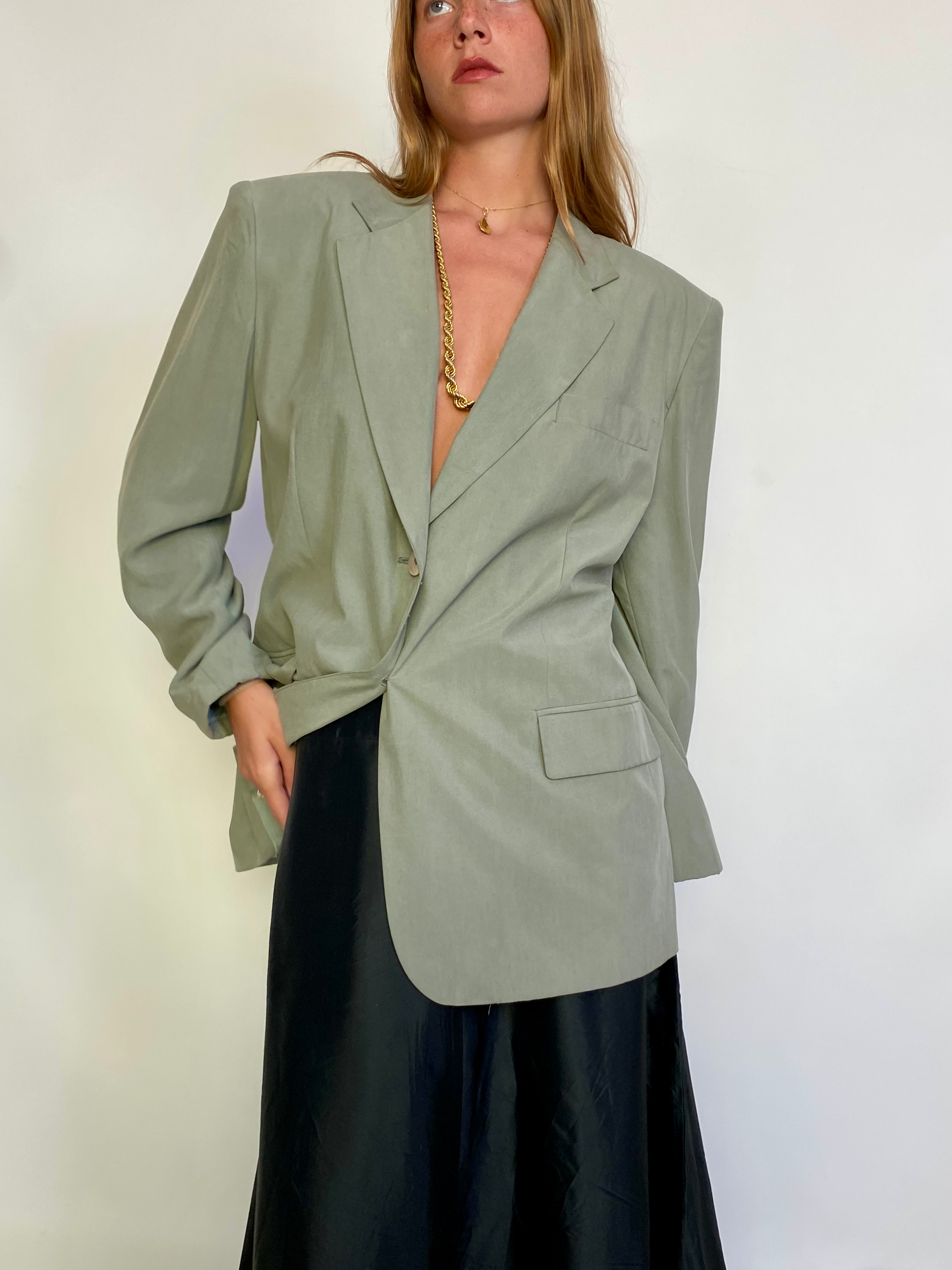 80s Silk Blazer 