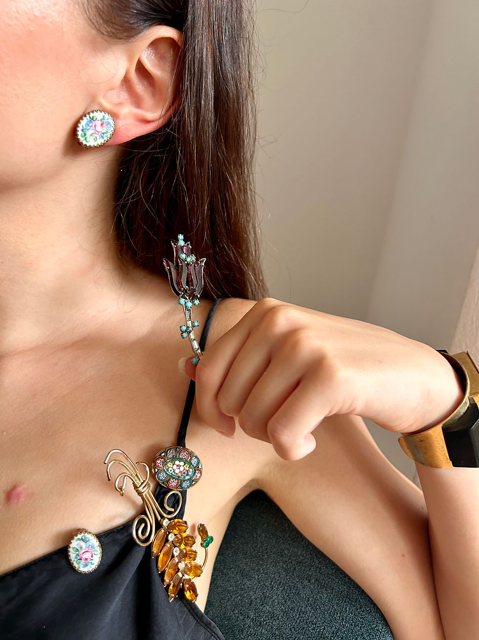 Miniatura: 60s Tulip Brooch 