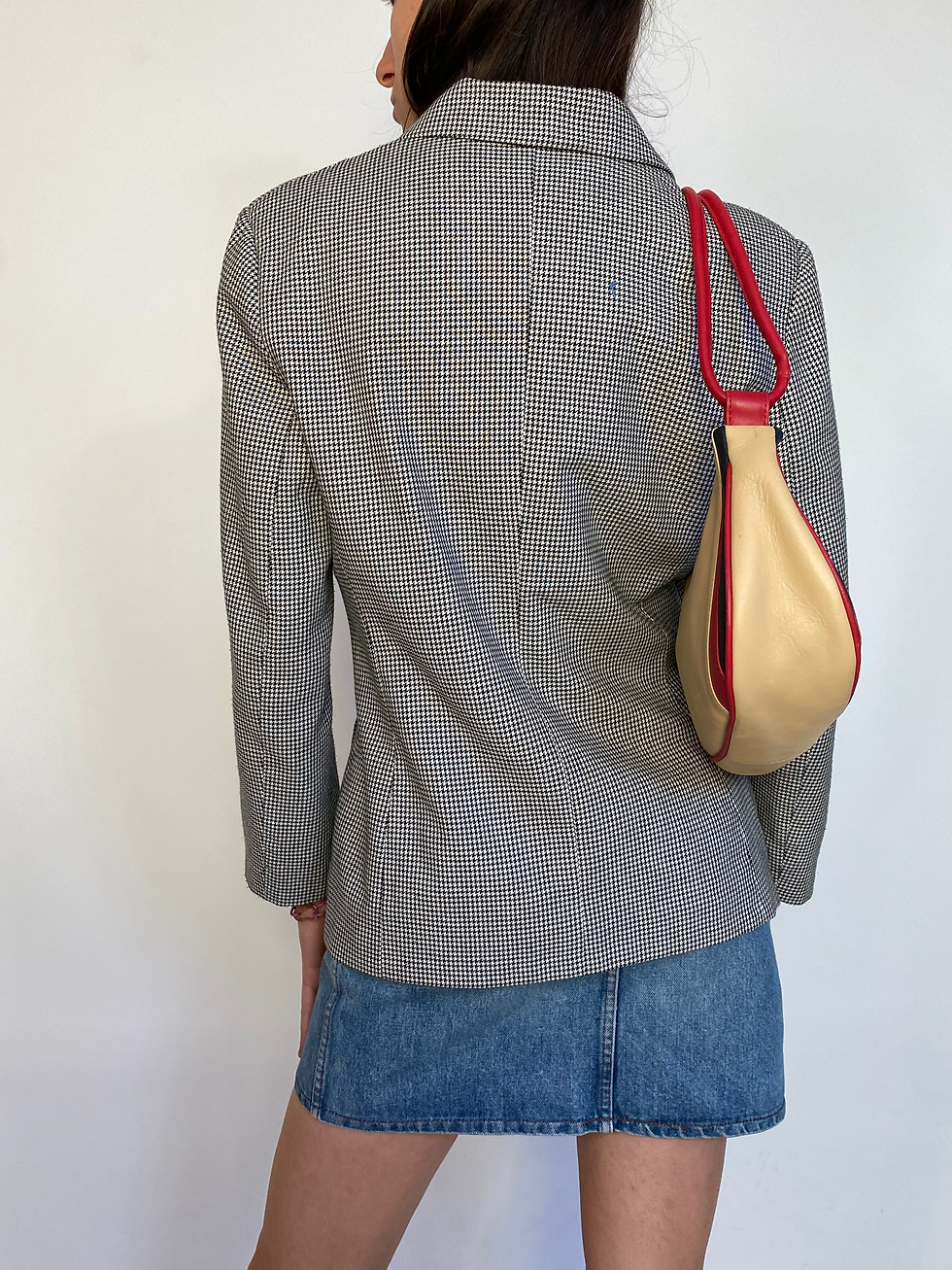 Miniatura: Pied de Poule Wool Blend Blazer 