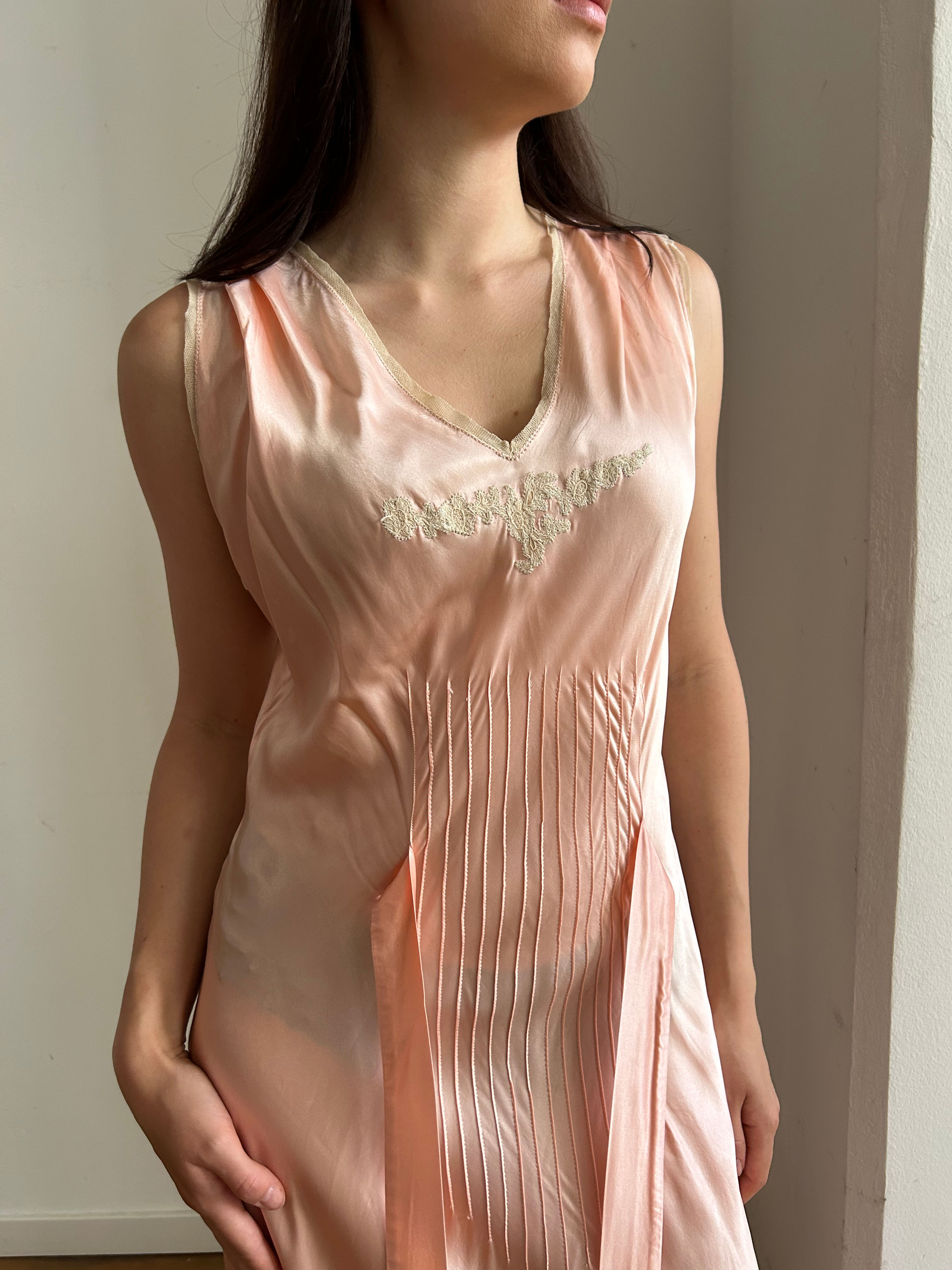 60s Satin Slip Dress