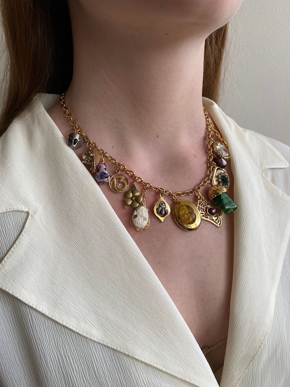 Miniatura: Antique Lucky Charms Necklace 