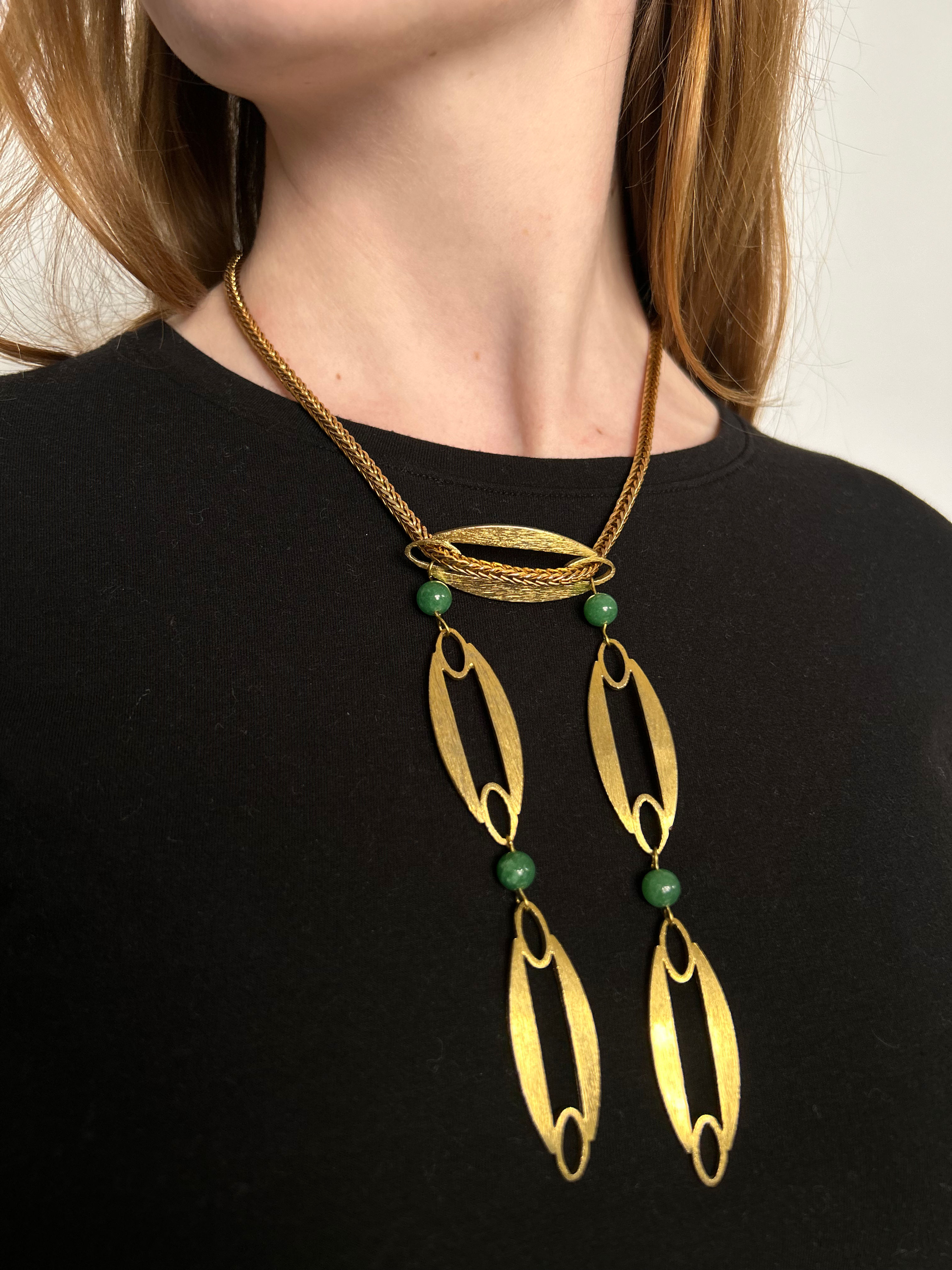 Art Nuveau Abstract Necklace